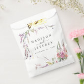 Spring Wildflower Floral Wedding Bedankzakje (Gezegeld)