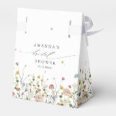 Spring Wildflower Garden Floral Chic Vrijgezellenf Bedankdoosjes (Achterkant)