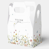Spring Wildflower Garden Floral chic Vrijgezellenf Bedankdoosjes (Geopend)
