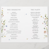 Spring Wildflower Garden Floral Minimalistische br (Achterkant)