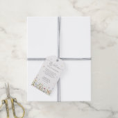 Spring Wildflower Garden Floral Minimalistische br Cadeaulabel (Met Touw)