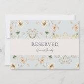 Spring Wildflower | Licht Blauw Gereserveerd teken (Achterkant)