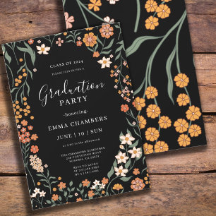 Spring Wildflower Lijst Uitnodiging