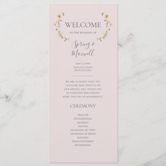 Spring Wildflower | Programma voor onzin (Voorkant)