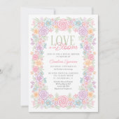 Spring Wildflower Vrijgezellenfeest Love In Bloom Kaart (Voorkant)