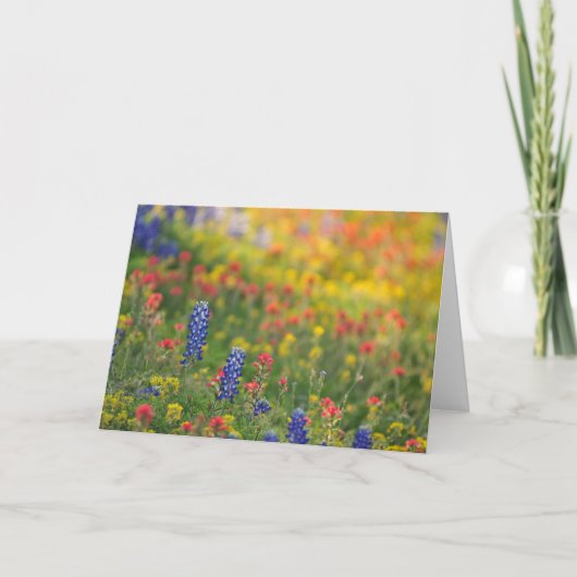 Spring Wildflowers Kaart (Voorkant)