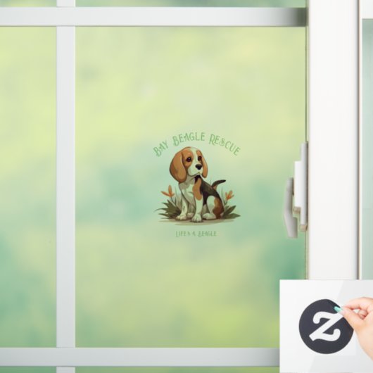 Spring Window Cling Raamsticker (Huis)
