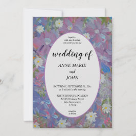 Spring Wonderland Floral bruiloft uitnodiging