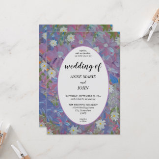 Spring Wonderland Floral Faire-part de mariage