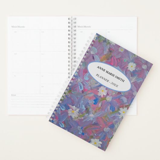 Spring Wonderland Floral Planner (Devant avec enveloppe)