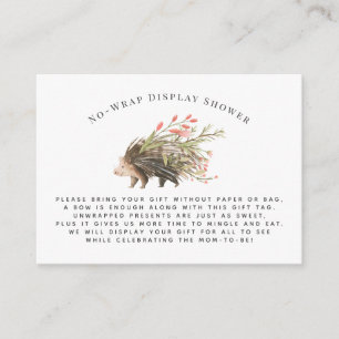 Spring Woodland   Geen wrap display douche invoege Informatiekaartje