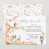 Spring Woodland | Verjaardag per e-mail uitnodigin Kaart (Voorkant / Achterkant)