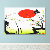 Spring Wrapped Canvas Afdruk (Insitu (Houten vloer))