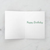 Spring Yellow Daffodils Birthday Card Kaart (Binnen)