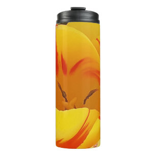 Spring Yellow Tulips Thermal Tumbler Thermosbeker