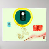 Spring Zen Abstract Expression Poster (Devant)
