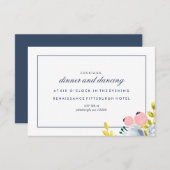 SPRINGBLOOM FLORAL-ontvangstkaart Kaart (Voorkant / Achterkant)