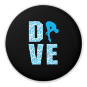 Springboard Springboard-bord met wift-duiker Keramische Knop (Voorkant)