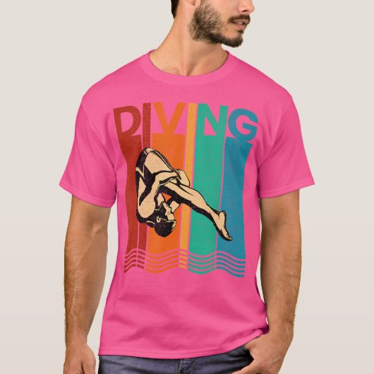 Springboardduiken T-shirt (Voorkant)