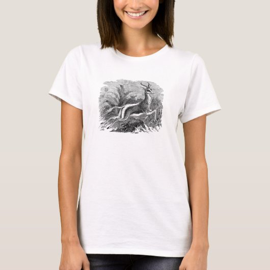  Springbok Antelope Gazelle Persoonlijk T-shirt (Voorkant)