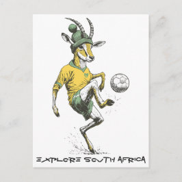 Springbok Star Striker Feestdagenkaart