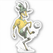 Springbok Star Striker Sticker (Voorkant)