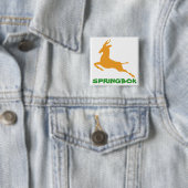 Springbok Vierkante Button 5,1 Cm (In situ)