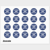 Springboro - Panters - Hoog - Springboro Ronde Sticker (Vel)