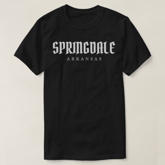 Springdale Arkansas TShirt 5 (Design voorkant)