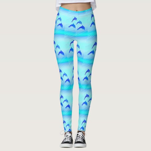 springdolfijnen leggings (Voorkant)