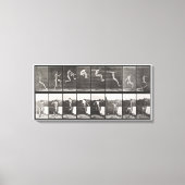 Springen, hardlopen, verspringen 1887 Edweard Muyb Canvas Afdruk (Voorkant)