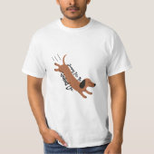 Springen in het weekend - Speels ontwerp T-shirt (Voorkant)