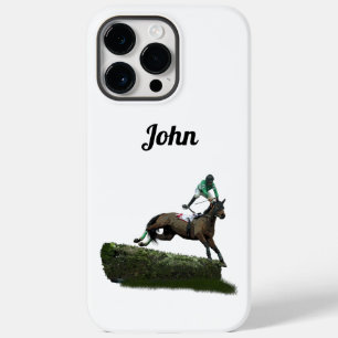 Springen Paard Jockey In Groene iPhone / iPad hoes