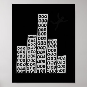 Springen van vreugde poster