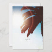 Springen voor Joy Invitation Kaart (Achterkant)