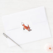 springen vos Stickers (Envelop)