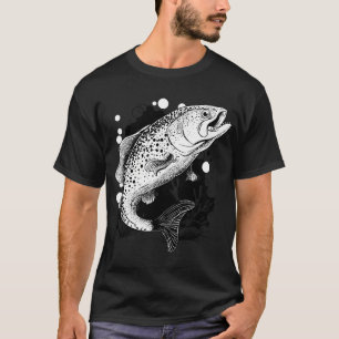 Springende forel t-shirt