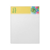 Springende kikker op maat notitieblok (Gedraaid)