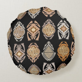 Springende kikkers rond kussen