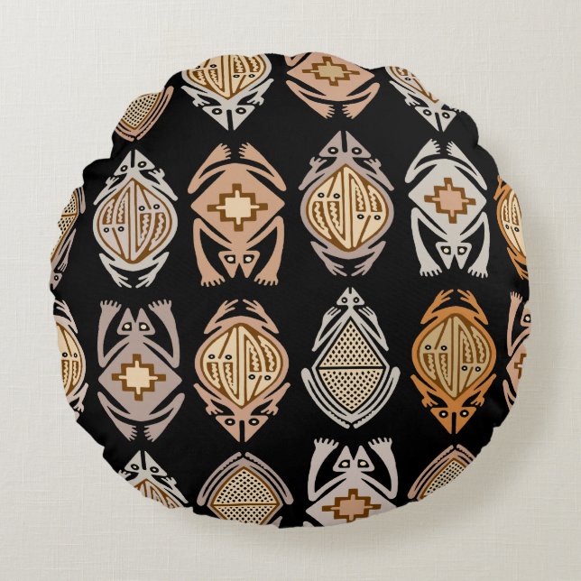 Springende kikkers rond kussen (Voorkant)