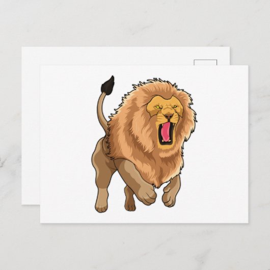 Springende Leeuw Briefkaart