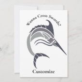 Springende zwaardvis Thunder_Cove Kaart (Voorkant)