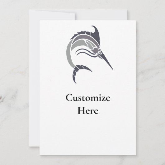 Springende zwaardvis Thunder_Cove Kaart (Achterkant)