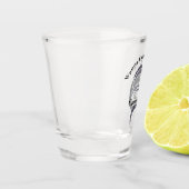 Springende zwaardvis Thunder_Cove Shot Glas (Links)