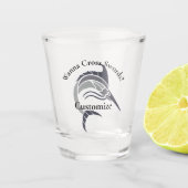 Springende zwaardvis Thunder_Cove Shot Glas (Voorkant)