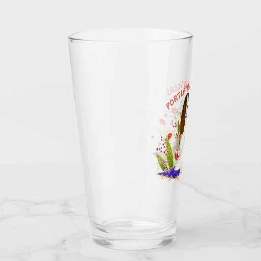 SPRINGER SPANIEL 16 ounce GEPERSONALISEERD glas (Rechts)