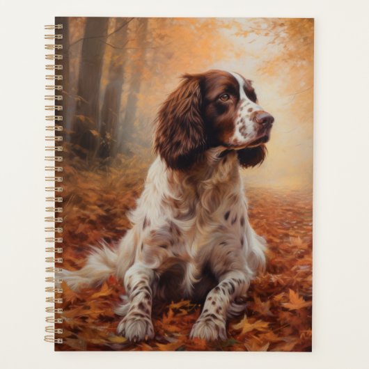 Springer Spaniel à l'automne Feuilles automne Insp (Devant)