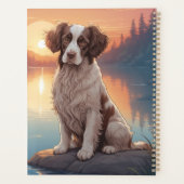 Springer Spaniel au bord d'un lac (Dos)