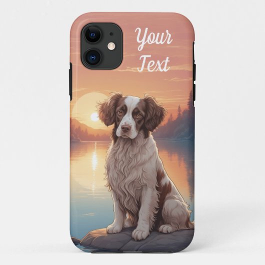 Springer Spaniel bij het meer Case-Mate iPhone Case (Achterkant)