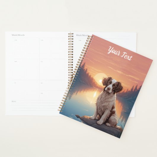 Springer Spaniel bij het meer Planner (Display)